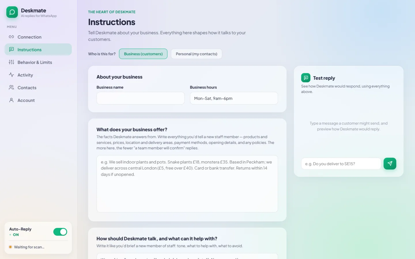 Screenshot of Deskmate